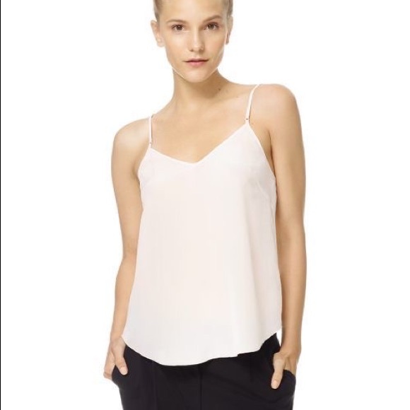 Aritzia minou cami LIGHT BLUE size M 100% silk EUC - Picture 5 of 5